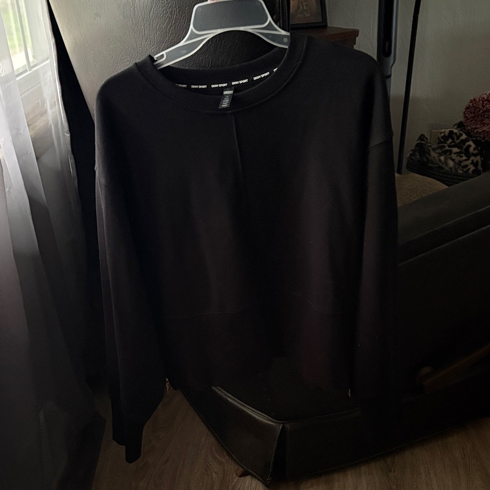 DKNY Black Crewneck Women's Sweater